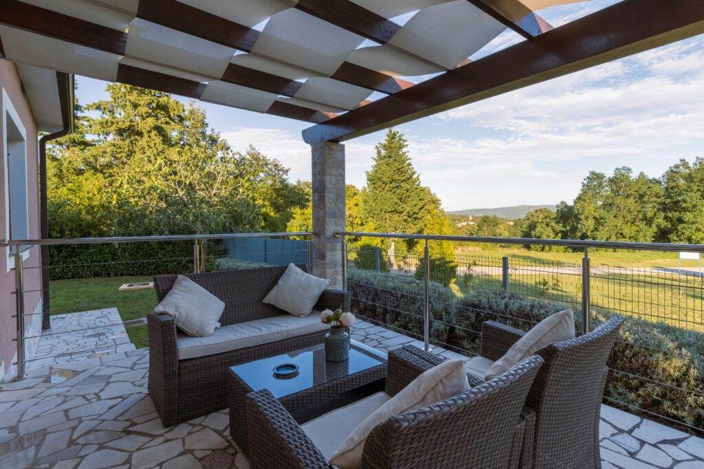 Garden furniture.