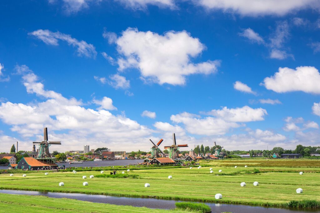 The windmills in Amsterdam are considered one of Europe’s diverse attractions.