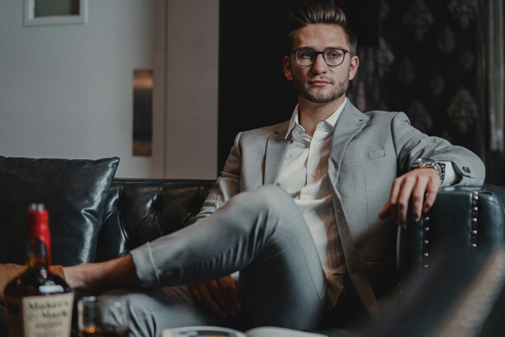 A mid weight suit is one of the 25 pieces in the ultimate mens capsule wardrobe.