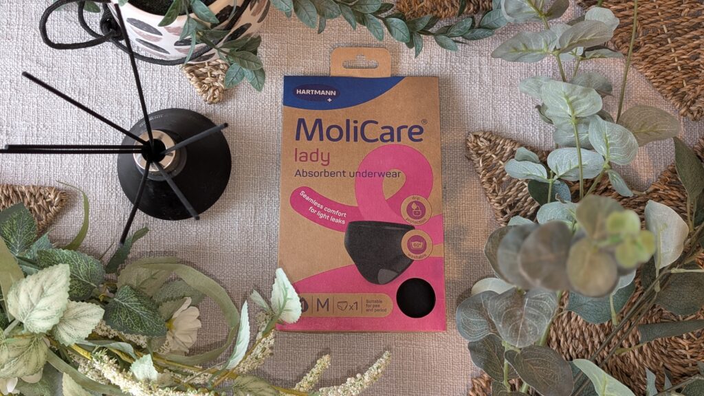 Molicare sustainable period pants.