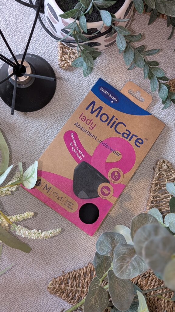 Molicare lady absorbent underwear.