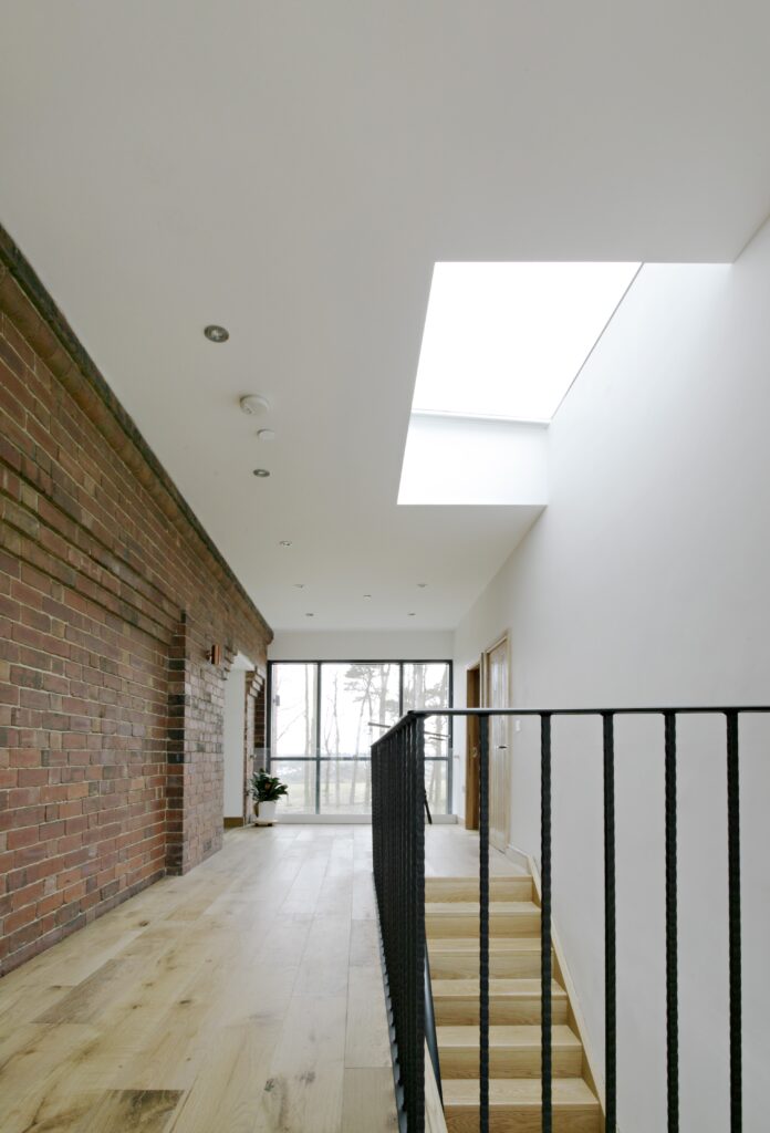 Perfect hallway design.