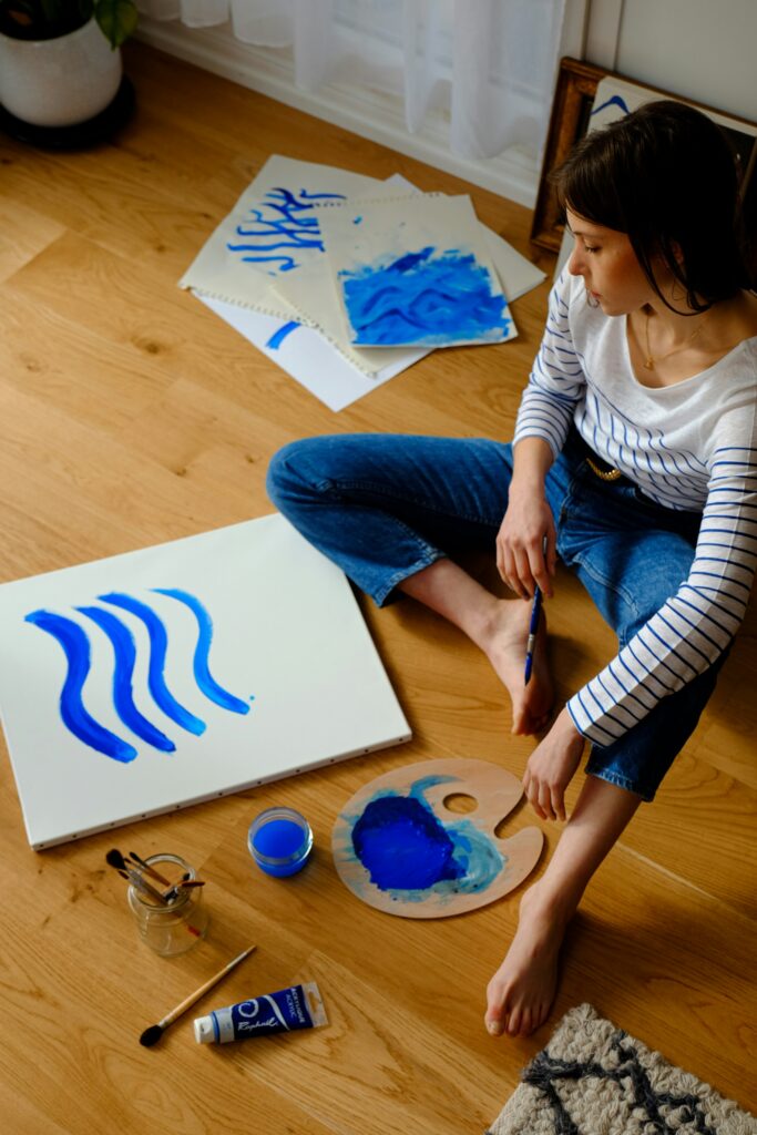 Painting is a great way to start a new hobby.