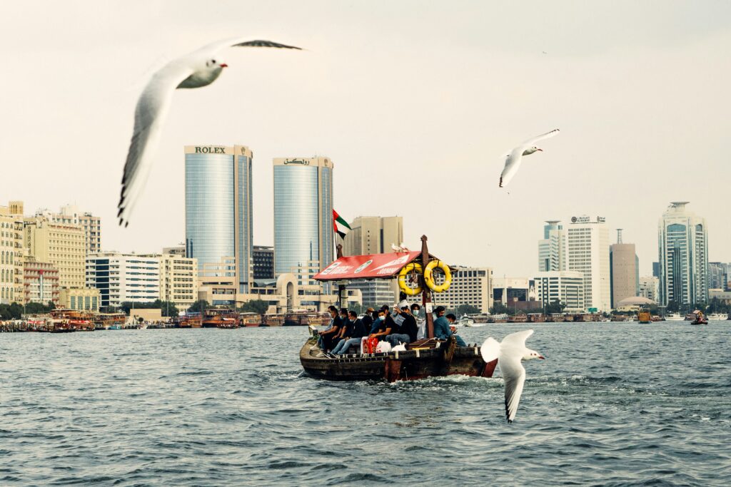 Bur Dubai scene.