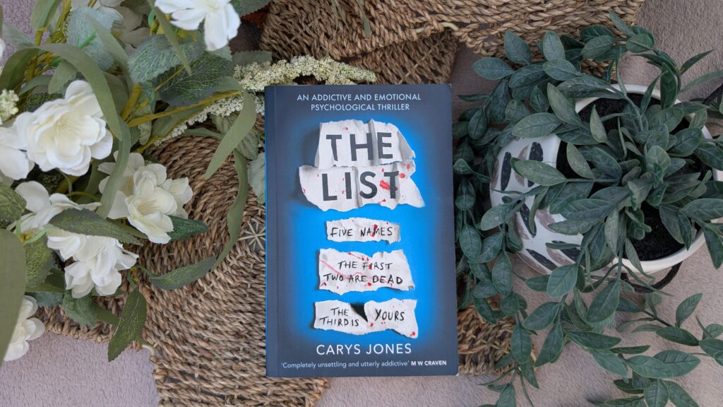 The Last List by Carys Jones. The one book I've read in June.