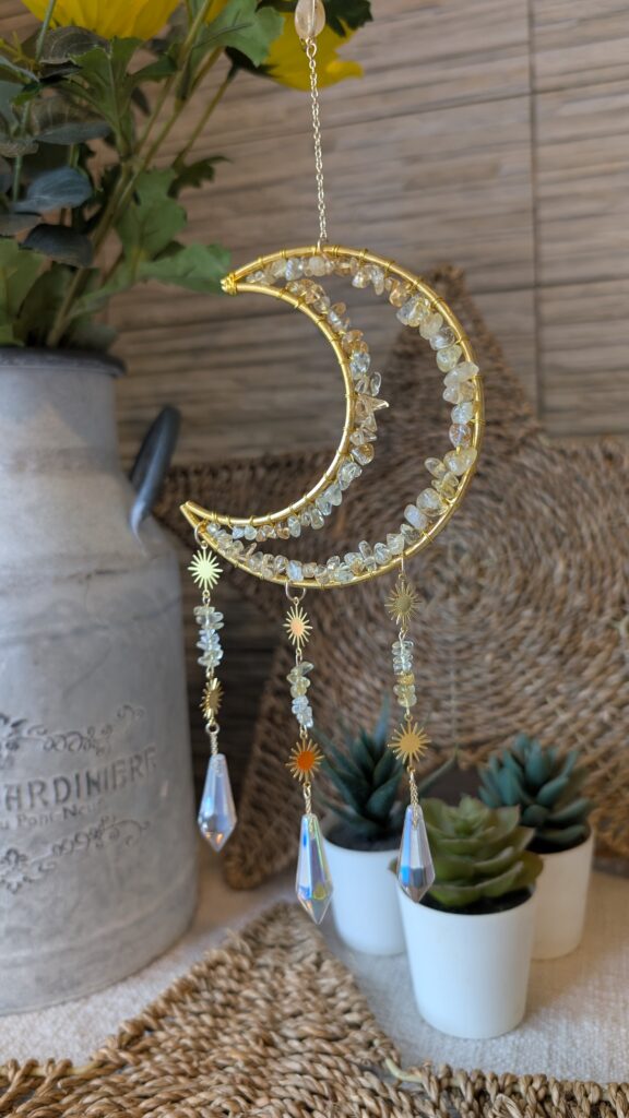 Xander Kostroma citrine crystal sun catcher.
