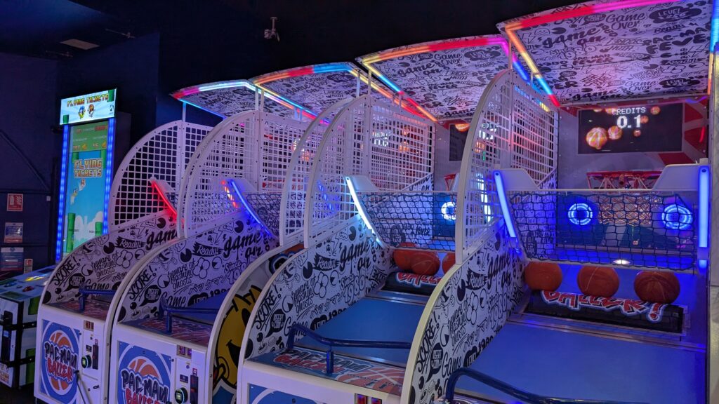 Hollywood Bowl games area.