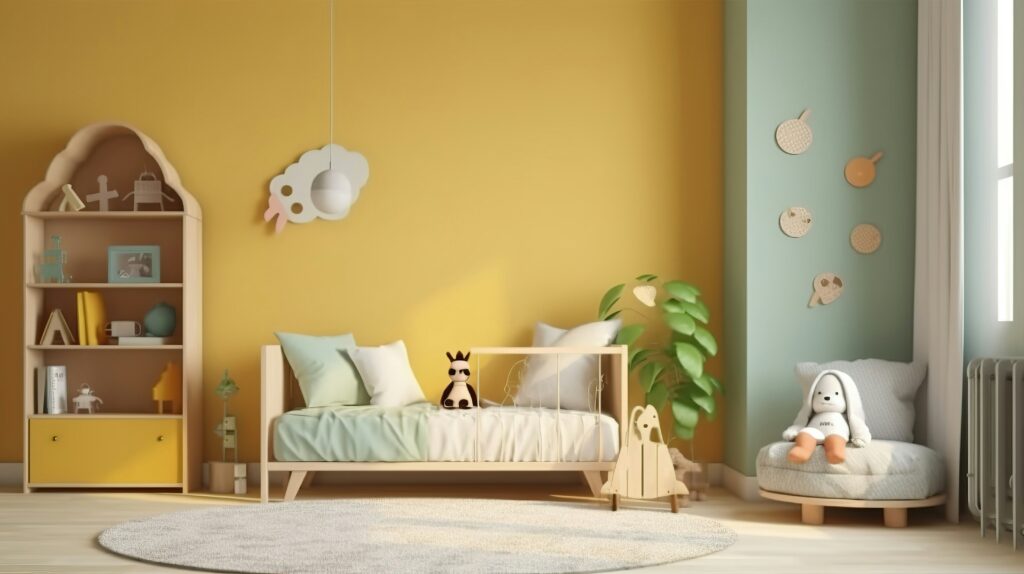 Toddler bedroom wall colours.