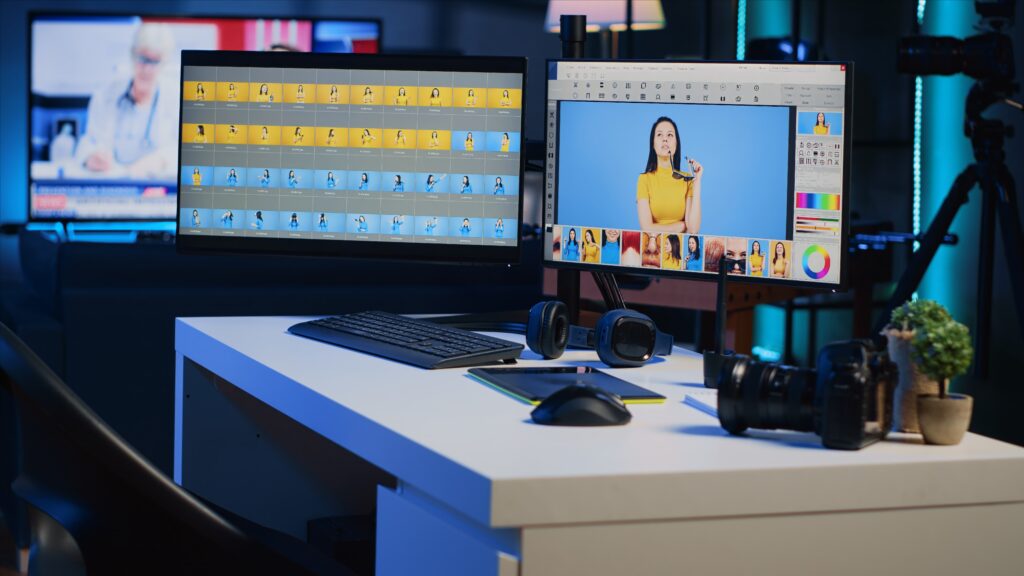 Video editing software.