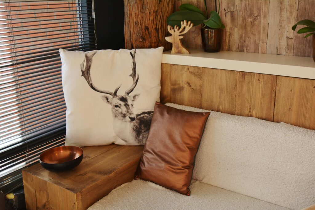 Cosy lounge set up.