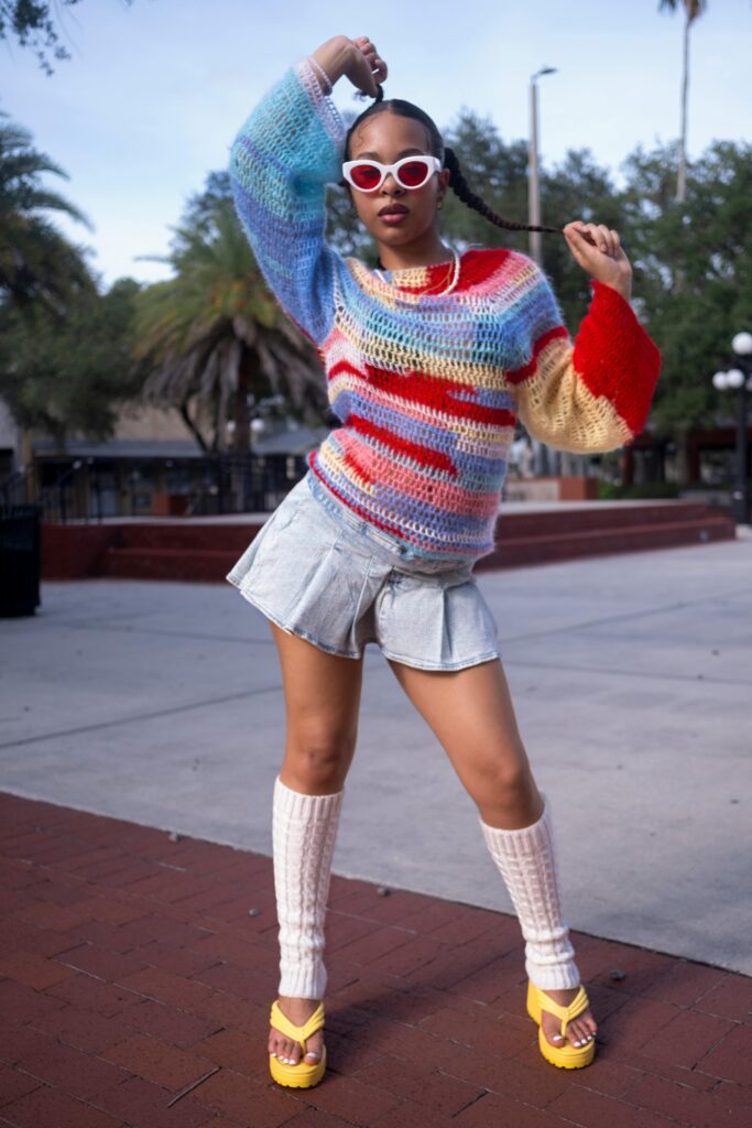 Y2K aesthetic.