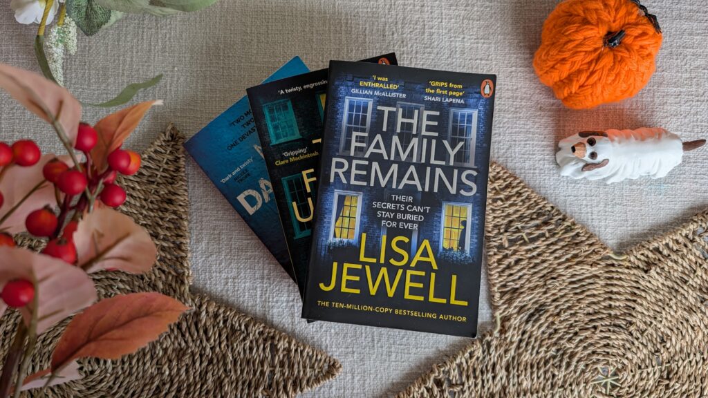 The Family Remains by Lisa Jewell. One of the books I've read in September.