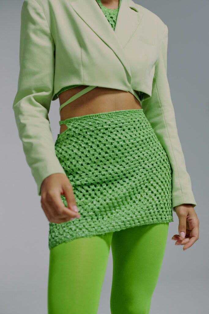 Tinkerbell green is one of the fun fashion trends for 2026.