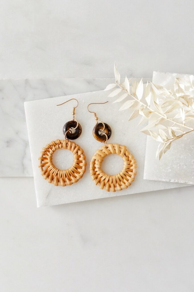Tiger-Eye Earrings