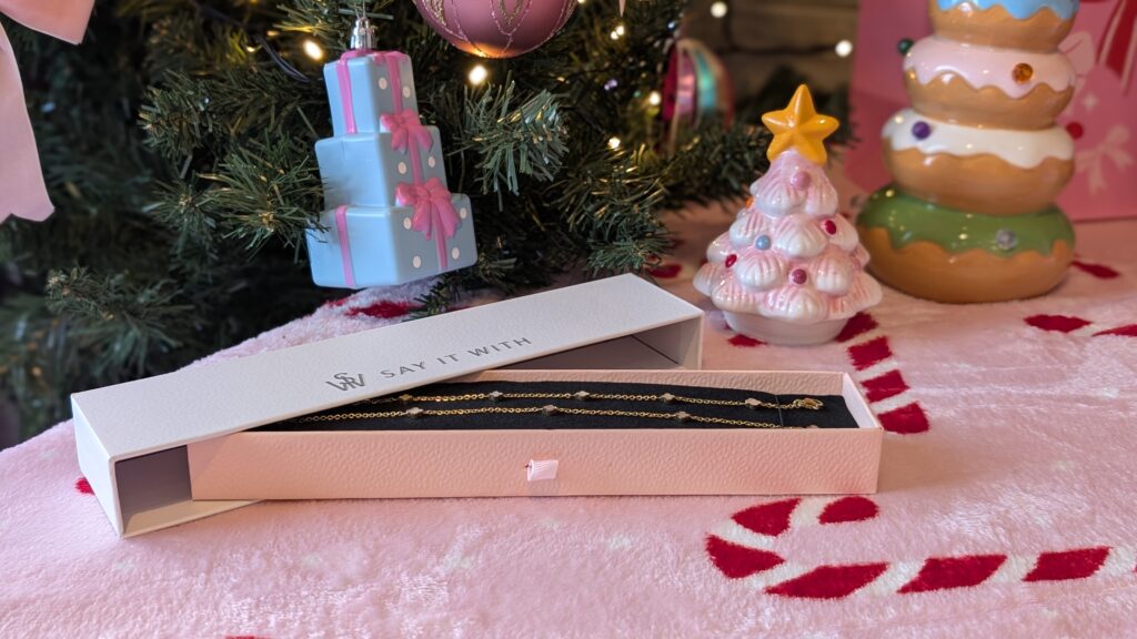 Christmas jewellery gift.