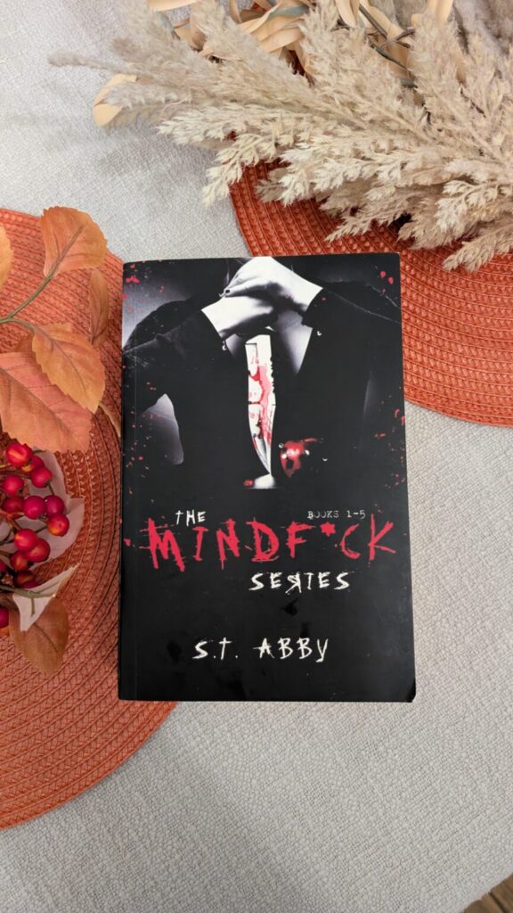 Cover of the Mindf*ck series. Four books I've read in November.