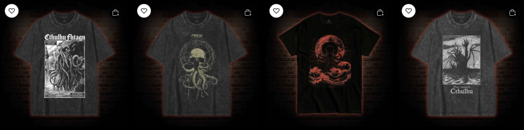 Where to Find Cthulhu Inspired Clothing in the UK.