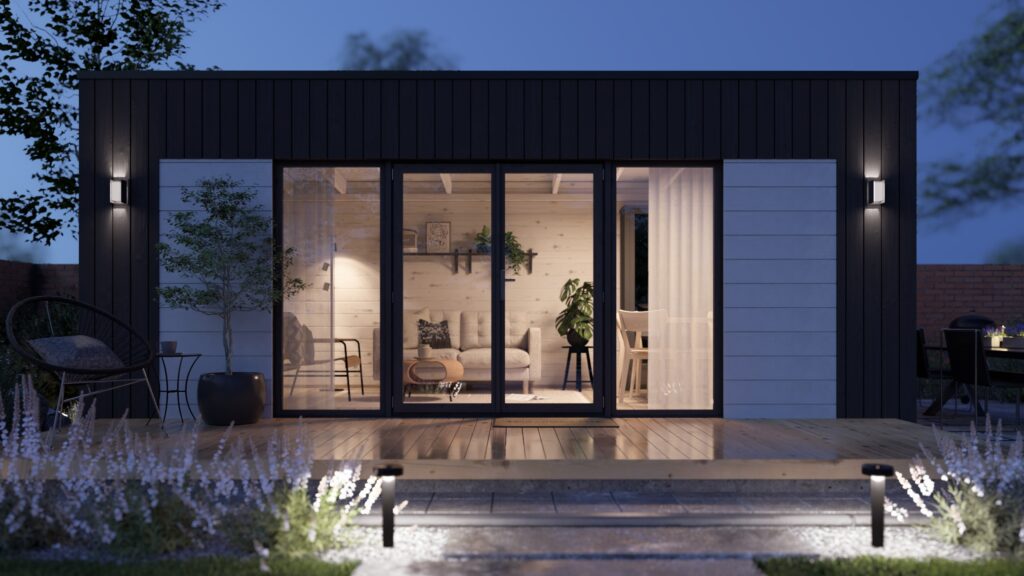 Mock up of a garden room.