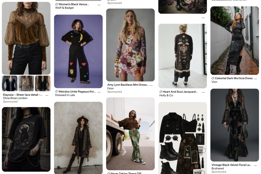 Mystical fashion pinterest search