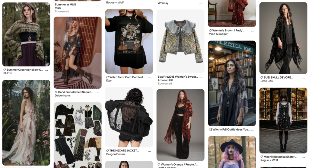 Mystical fashion pinterest search