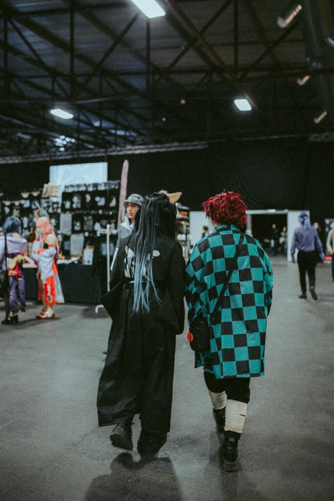 People attending comic con Newcastle.