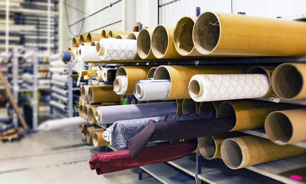 Rolls of materials ready for your next home construction project.
