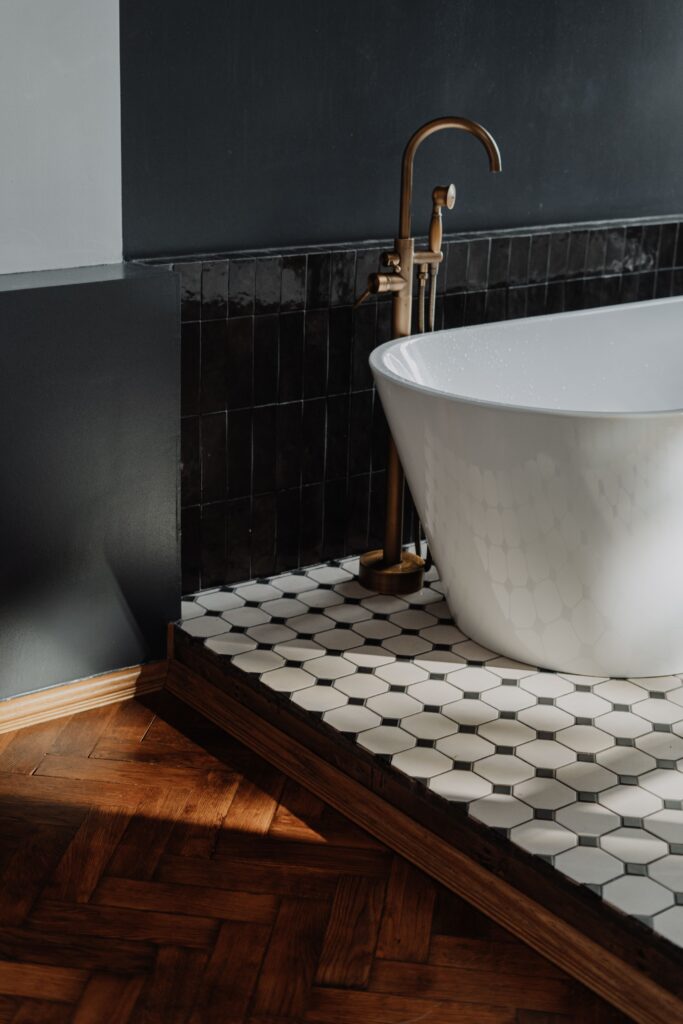 Best flooring in a bathroom.