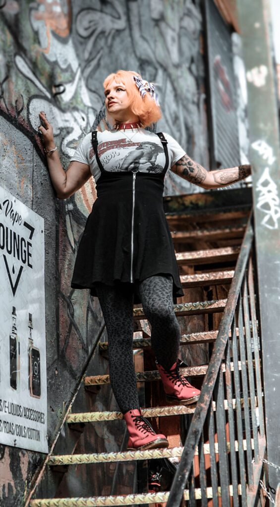 Alternatively dressed woman.
